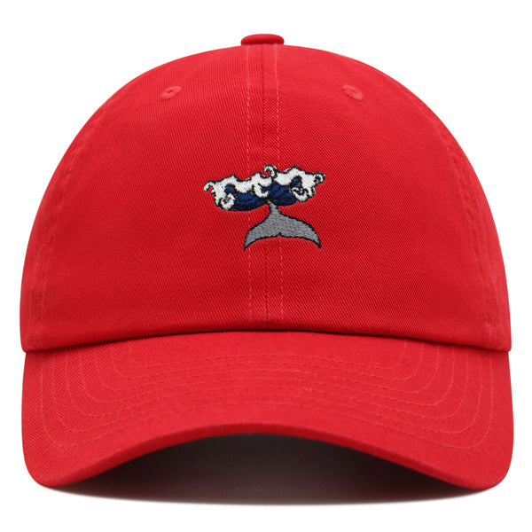 Whale Premium Dad Hat Embroidered Baseball Cap Wave Ocean