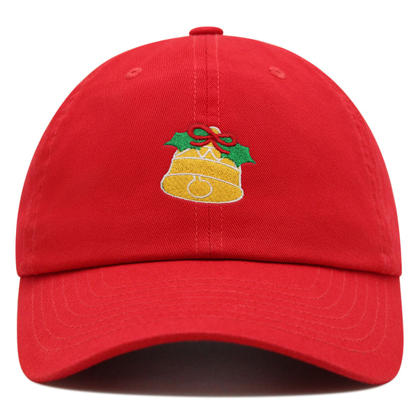 Christmas Premium Dad Hat Embroidered Baseball Cap Bell Gift