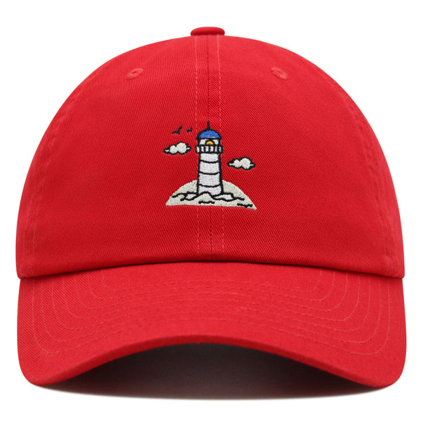 Light house Premium Dad Hat Embroidered Baseball Cap Seawall