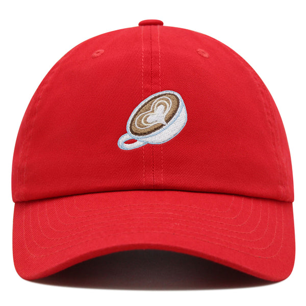 Latte Premium Dad Hat Embroidered Baseball Cap Coffee Cafe