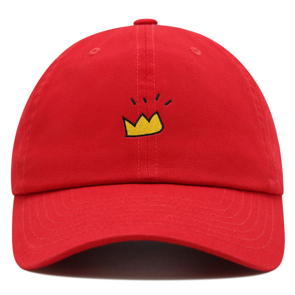 Crown Premium Dad Hat Embroidered Baseball Cap Cute