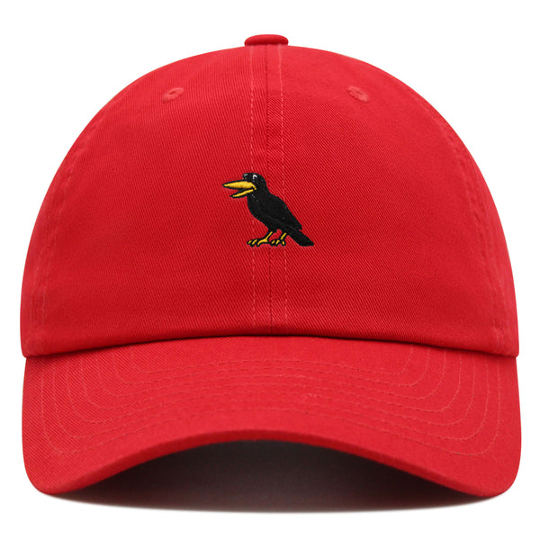 Crow Premium Dad Hat Embroidered Baseball Cap Bird