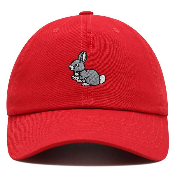 Rabbit Premium Dad Hat Embroidered Baseball Cap Cute