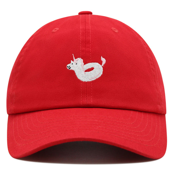 Unicorn Floaty Premium Dad Hat Embroidered Baseball Cap Swim