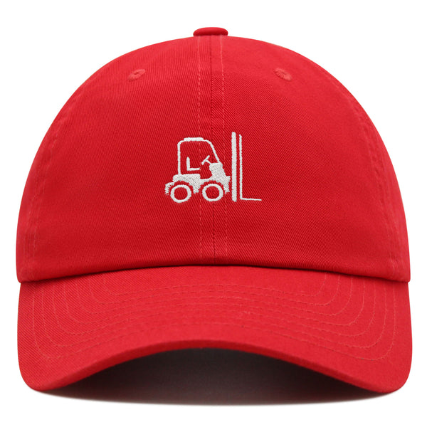 Forklift Premium Dad Hat Embroidered Baseball Cap Warehouse