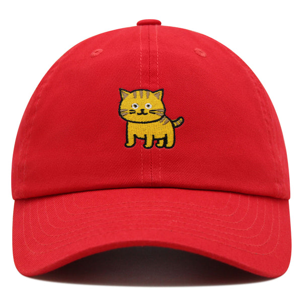 Cat Premium Dad Hat Embroidered Baseball Cap Cute