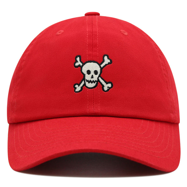 Crossbones Premium Dad Hat Embroidered Baseball Cap Skull