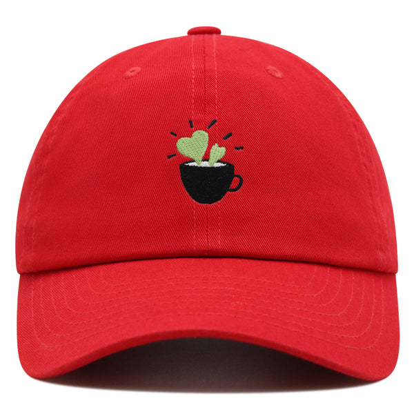 Plant in Mug Premium Dad Hat Embroidered Baseball Cap Plant