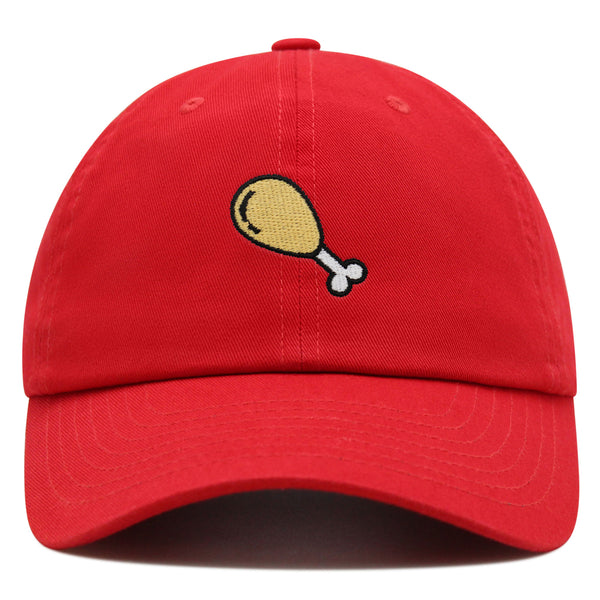 Chicken Drumstick Premium Dad Hat Embroidered Baseball Cap Foodie