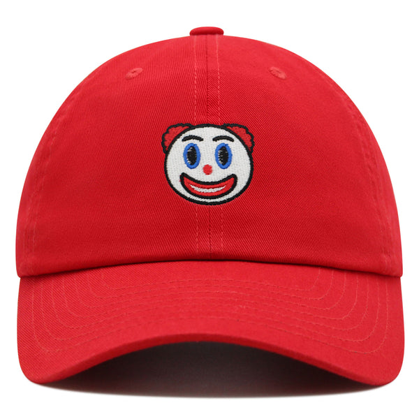 Clown Emoji Premium Dad Hat Embroidered Baseball Cap Circus