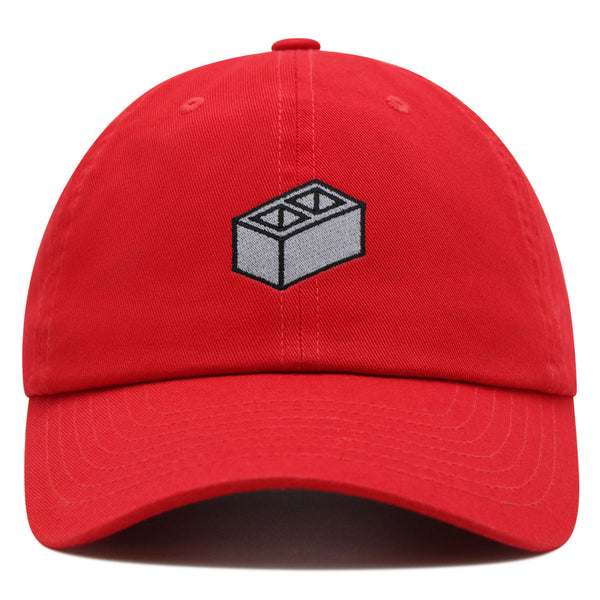 Cinder Block Premium Dad Hat Embroidered Baseball Cap Construction