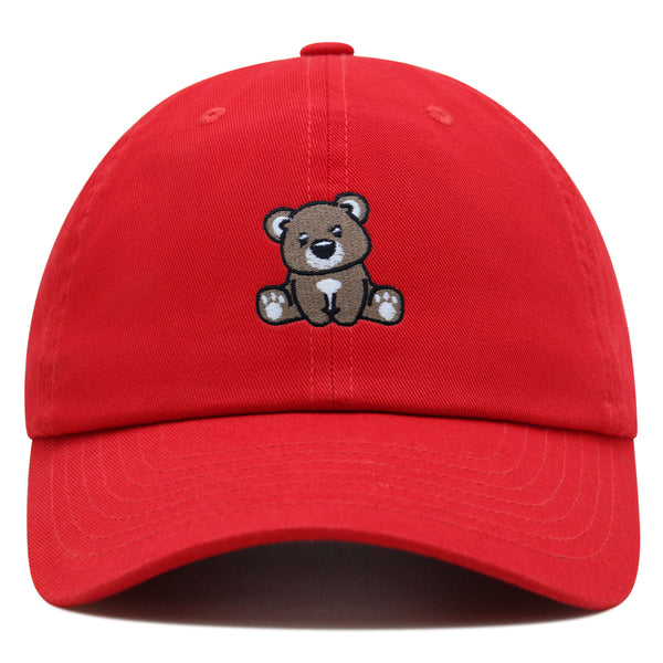 Bear Premium Dad Hat Embroidered Baseball Cap Curious