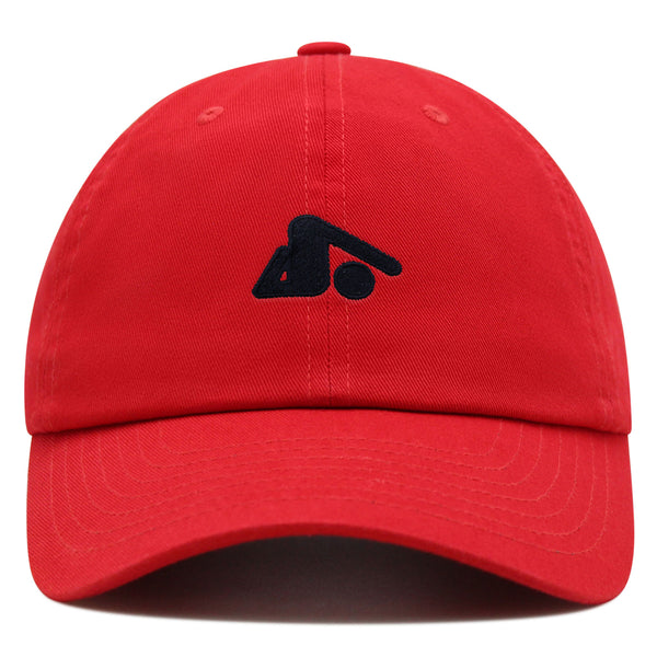 Yoga Stretch Premium Dad Hat Embroidered Baseball Cap Posing