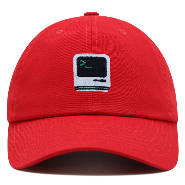 Vintage Computer Premium Dad Hat Embroidered Baseball Cap Old School