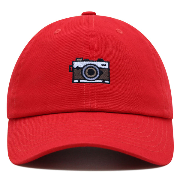Camera Premium Dad Hat Embroidered Baseball Cap Vintage Camera