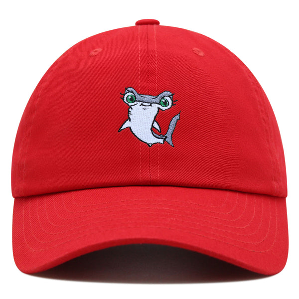 Hammerhead Shark Premium Dad Hat Embroidered Baseball Cap Cute Fish