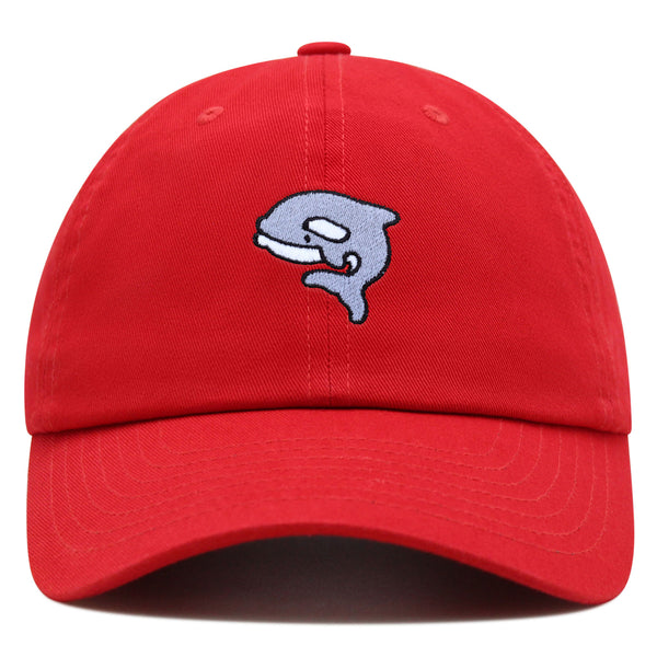 Orca Whale Premium Dad Hat Embroidered Cotton Baseball Cap Ocean Trip