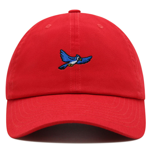 Flying Blue Jay Premium Dad Hat Embroidered Cotton Baseball Cap Canada