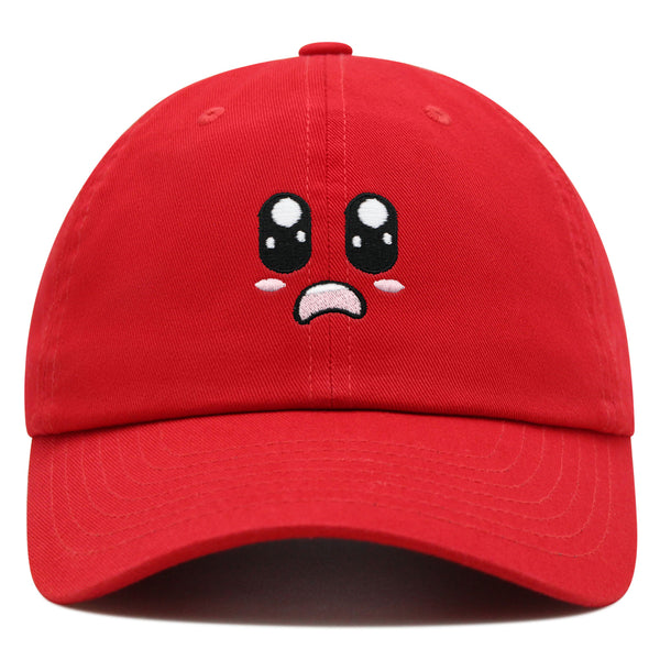 Cartoon Cute Face Premium Dad Hat Embroidered Cotton Baseball Cap Animation