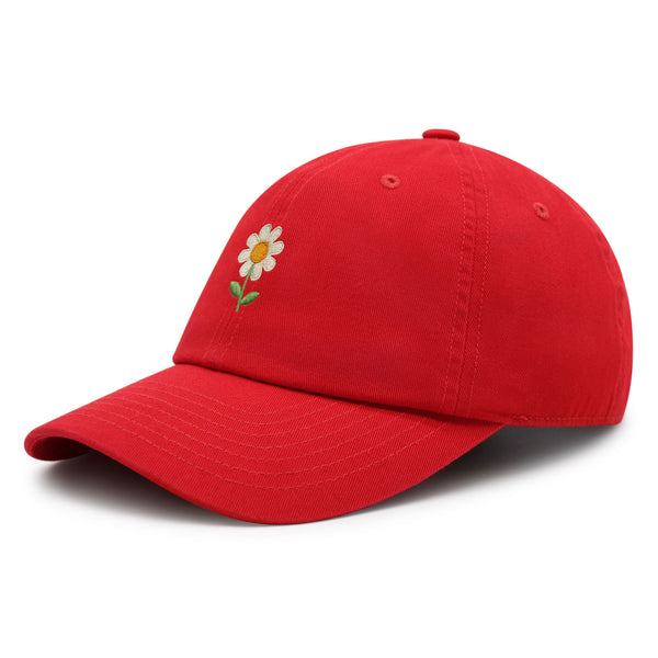 Chamomile Flower Premium Dad Hat Embroidered Baseball Cap Floral