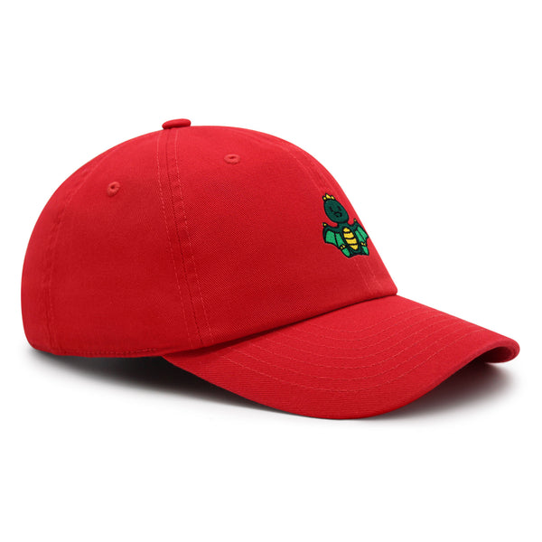 Pterodactyl Premium Dad Hat Embroidered Cotton Baseball Cap Dragon Dino