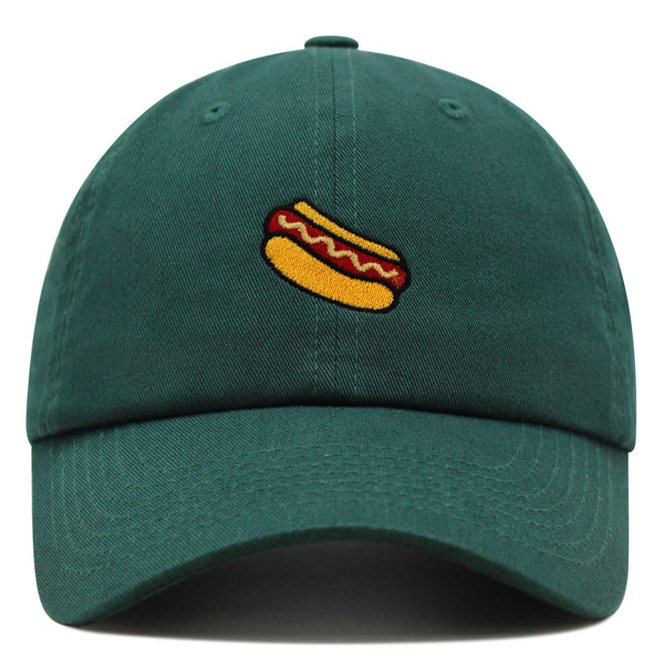 Hotdog Premium Dad Hat Embroidered Baseball Cap Foodie Sausage