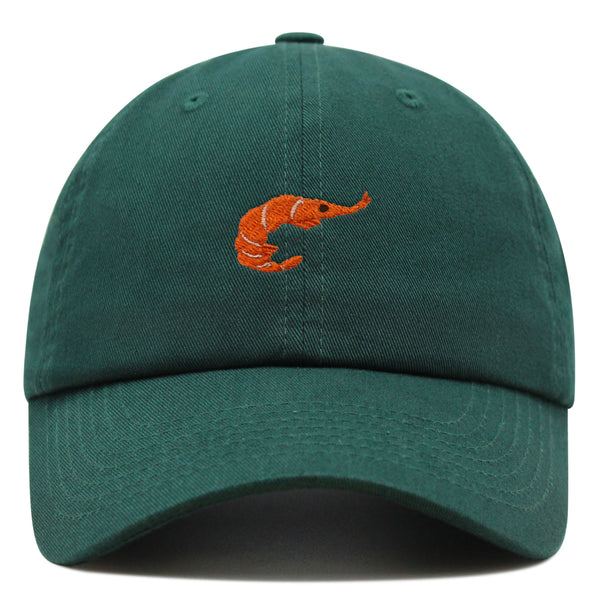 Shrimp Premium Dad Hat Embroidered Baseball Cap Fishing Foodie Ocean