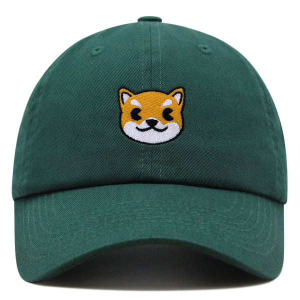 Shiba Premium Dad Hat Embroidered Baseball Cap Dog Puppy