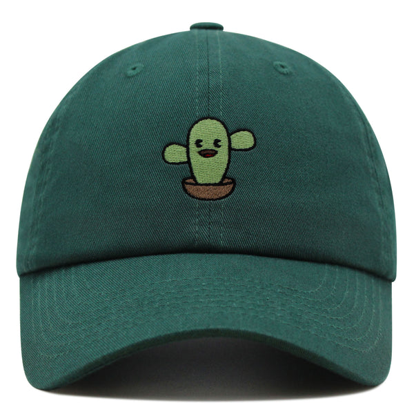 Cute Cactus Premium Dad Hat Embroidered Baseball Cap Desert