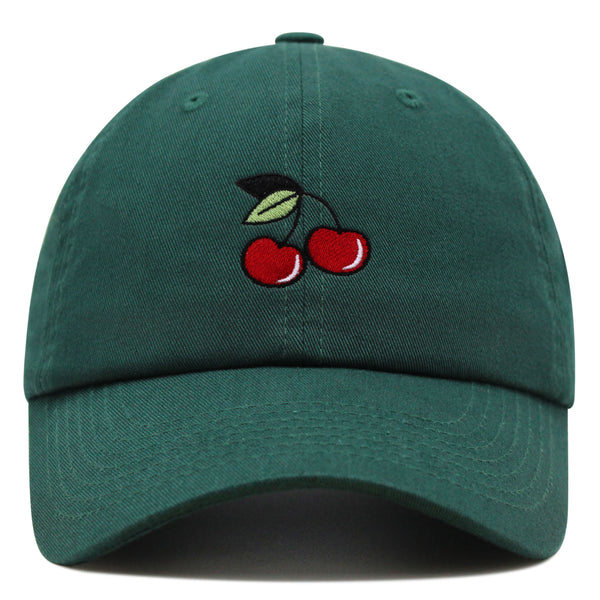 Cherry Premium Dad Hat Embroidered Baseball Cap Fruit