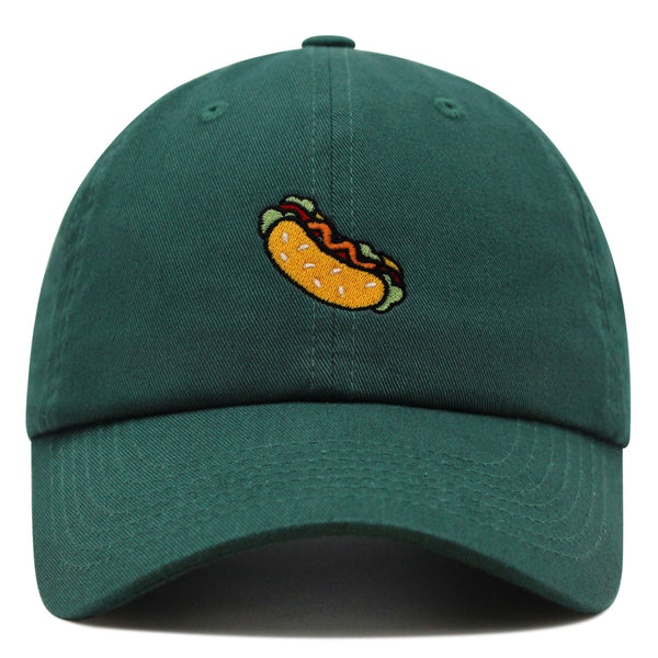 Hot Dog Premium Dad Hat Embroidered Baseball Cap Fast Food