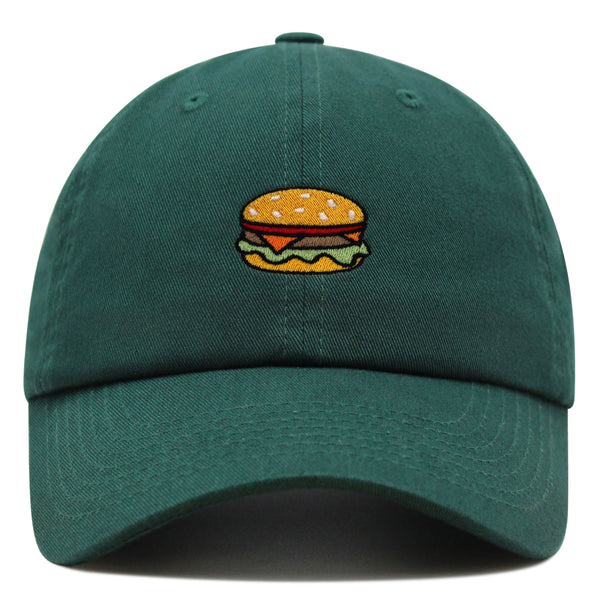 Hamburger Premium Dad Hat Embroidered Baseball Cap Fast Food