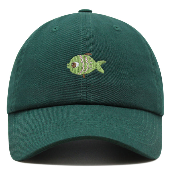 Fish Premium Dad Hat Embroidered Baseball Cap Aquarium