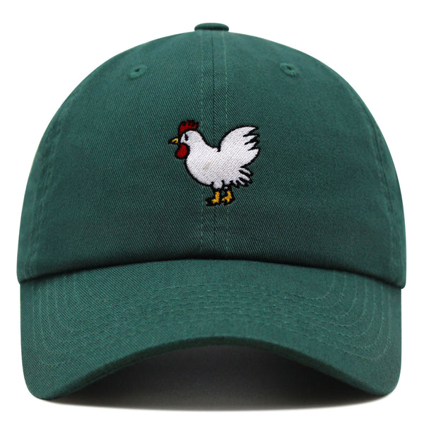 Chicken Premium Dad Hat Embroidered Baseball Cap Chick Fried