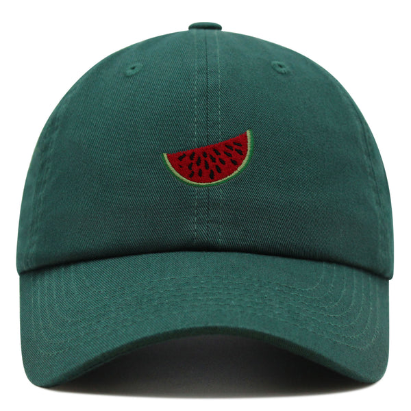 Watermelon Premium Dad Hat Embroidered Baseball Cap Farmers Organic