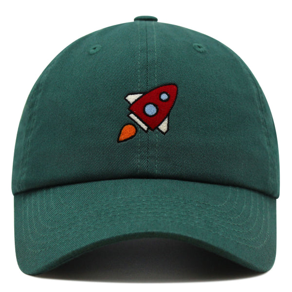 Rocket Premium Dad Hat Embroidered Baseball Cap Space Shuttle