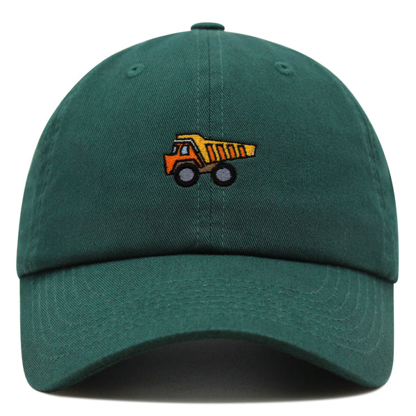 Truck Premium Dad Hat Embroidered Baseball Cap Construction