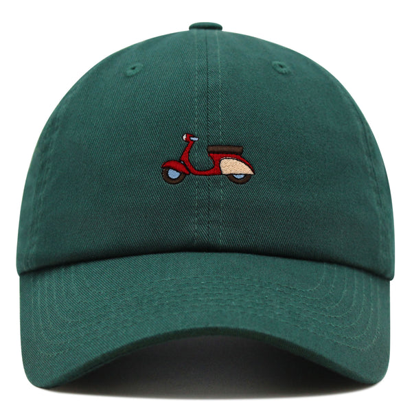 Scooter Premium Dad Hat Embroidered Baseball Cap Motorcycle