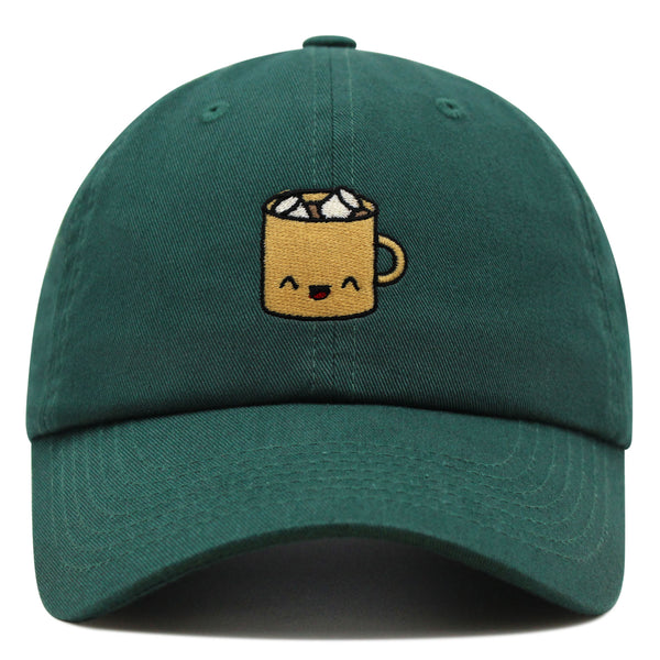 Hot Chocolate Premium Dad Hat Embroidered Baseball Cap Foodie Drink Coffee