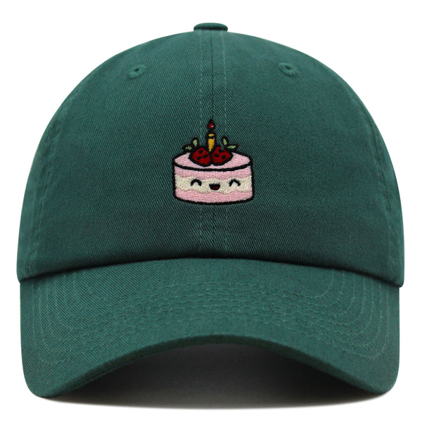 Cake Premium Dad Hat Embroidered Baseball Cap Birthday Foodie