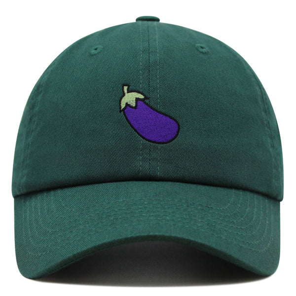 Eggplant Premium Dad Hat Embroidered Baseball Cap Foodie Vegetable