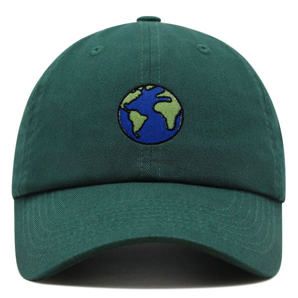 Earth Premium Dad Hat Embroidered Baseball Cap Environment