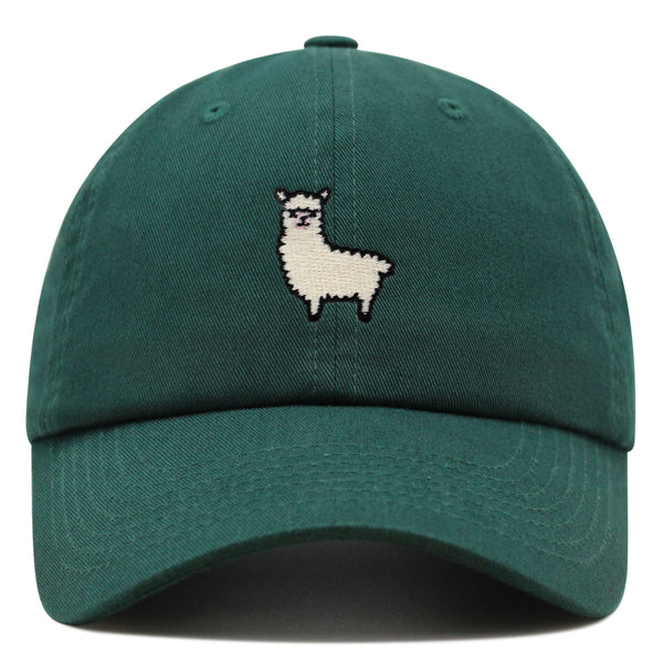 Alpaca Premium Dad Hat Embroidered Baseball Cap Peru Peruvian