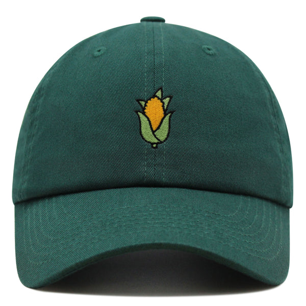 Corn Premium Dad Hat Embroidered Baseball Cap Vegetable Foodie Farmers