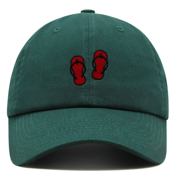 Flip-flops Premium Dad Hat Embroidered Baseball Cap Shoes Beach