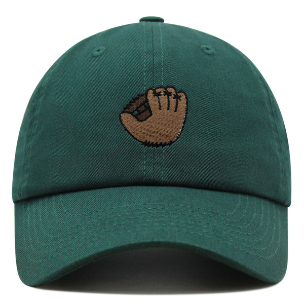 Baseball Glove Premium Dad Hat Embroidered Baseball Cap Baseball Game Sports Fan