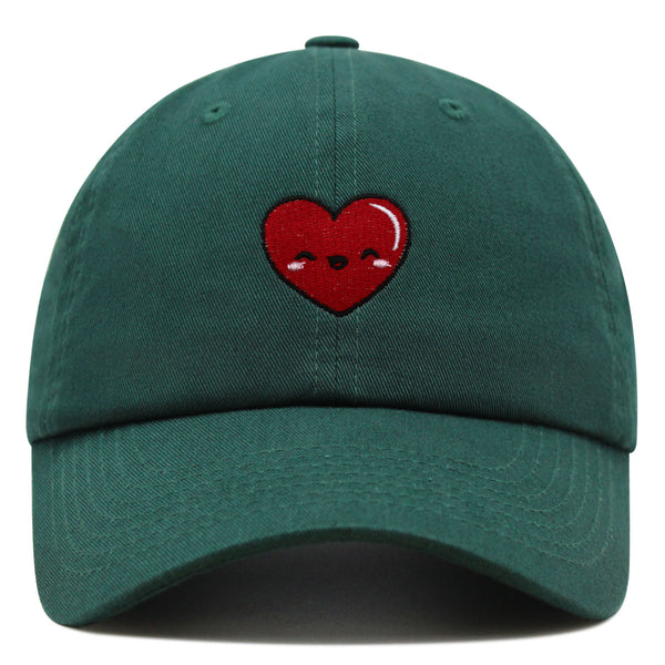 Cute Heart Premium Dad Hat Embroidered Baseball Cap Health Healthy Hospital