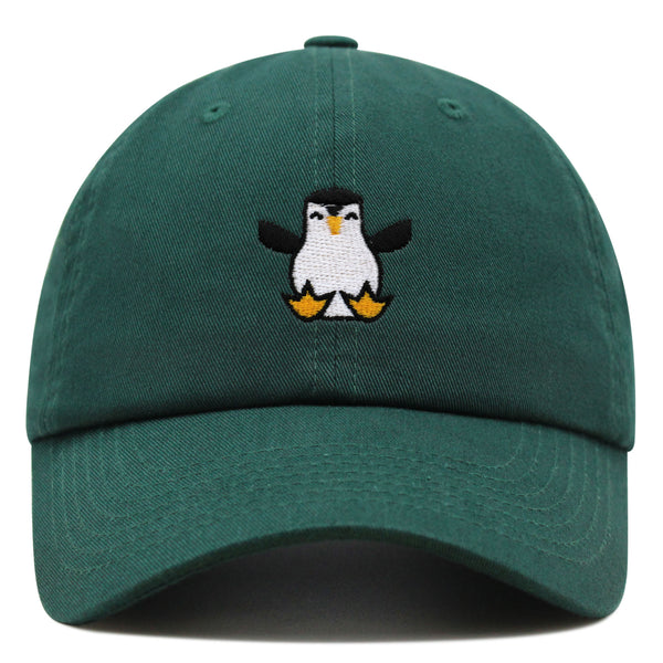 Penguin Premium Dad Hat Embroidered Baseball Cap Snow Animal