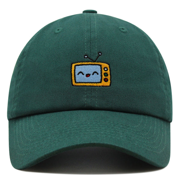 Analog TV Premium Dad Hat Embroidered Baseball Cap Television Retro Analog