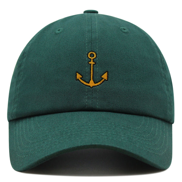 Anchor Premium Dad Hat Embroidered Baseball Cap Captain Boat Ship